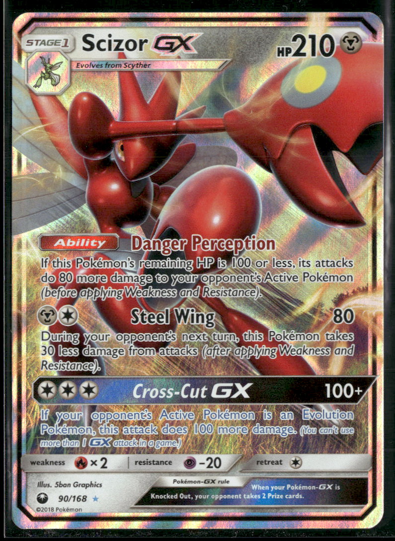 SM - Celestial Storm Scizor GX #90/168