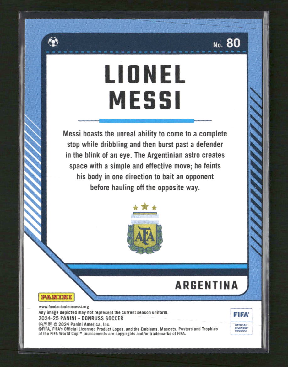 2024-25 Donruss Silver Lionel Messi #80
