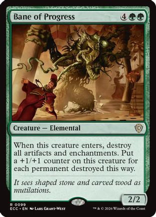 Bane of Progress (ECC-099) - Commander: Lorwyn Eclipsed