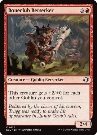 Boneclub Berserker (ECL-126) - Lorwyn Eclipsed