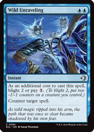 Wild Unraveling (ECL-084) - Lorwyn Eclipsed Foil