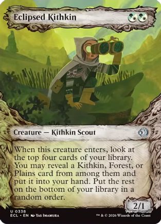 Eclipsed Kithkin (Showcase) (ECL-338) - Lorwyn Eclipsed