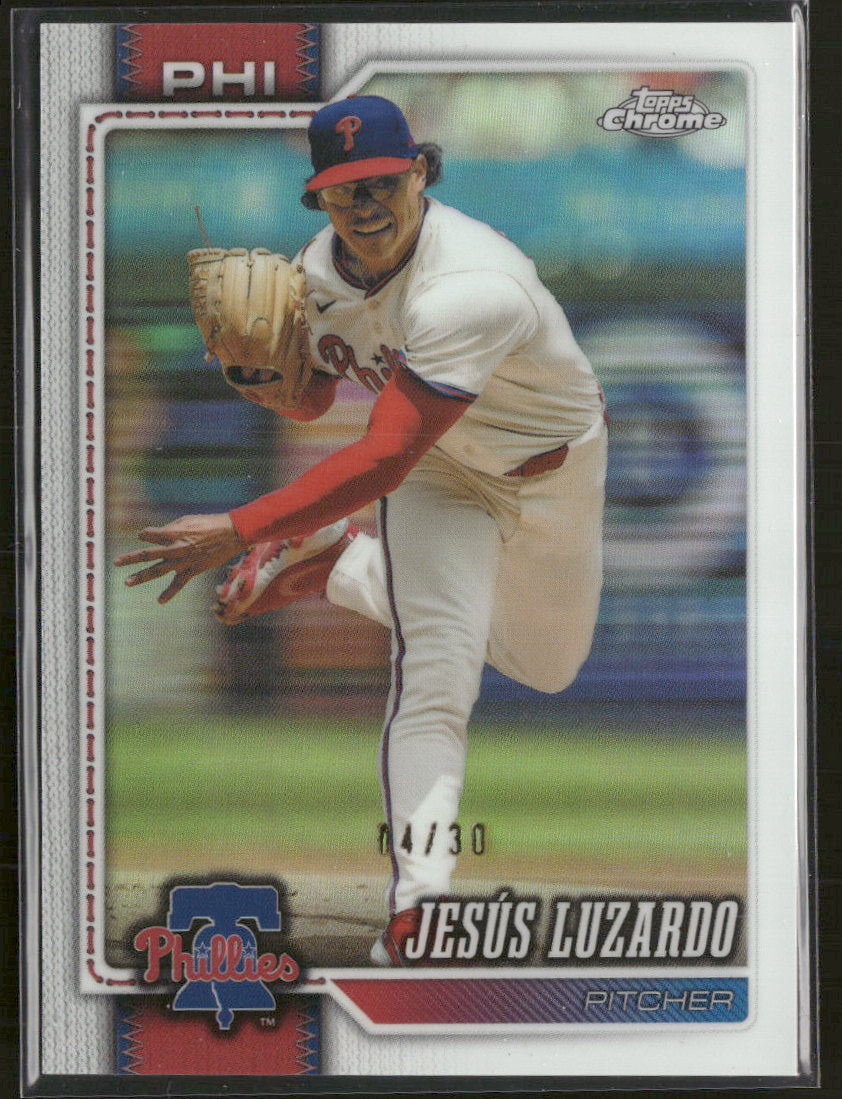 2026 Topps Chrome White Refractors Jesús Luzardo #/30 #265