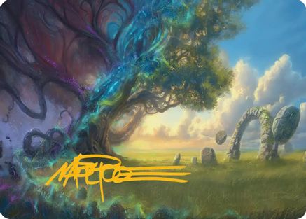 Morningtide's Light Art Card (Gold-Stamped Signature) (ASECL-002) - Art Series: Lorwyn Eclipsed