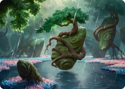 Rain-Slicked Copse Art Card (ASECL-049) - Art Series: Lorwyn Eclipsed