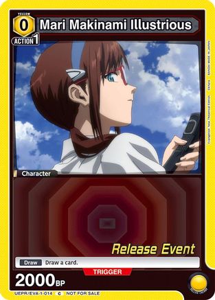 Mari Makinami Illustrious (014) (UEPR/EVA-1-014) - UE15BT Evangelion New Theatrical Edition Release Event Cards