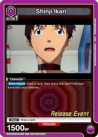 Shinji Ikari (027) (UEPR/EVA-1-027) - UE15BT Evangelion New Theatrical Edition Release Event Cards