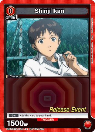 Shinji Ikari (073) (UEPR/EVA-1-073) - UE15BT Evangelion New Theatrical Edition Release Event Cards