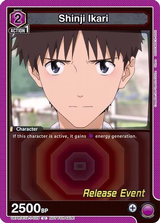 Shinji Ikari (029) (UEPR/EVA-1-029) - UE15BT Evangelion New Theatrical Edition Release Event Cards