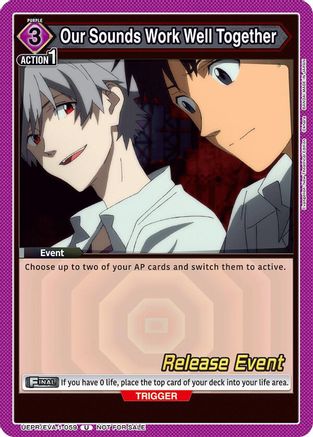 Our Sounds Work Well Together (UEPR/EVA-1-059) - UE15BT Evangelion New Theatrical Edition Release Event Cards