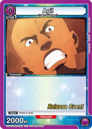 Agil (035) (UEPR/SAO-2-035) - UEX06BT Sword Art Online Vol2 Release Event Cards