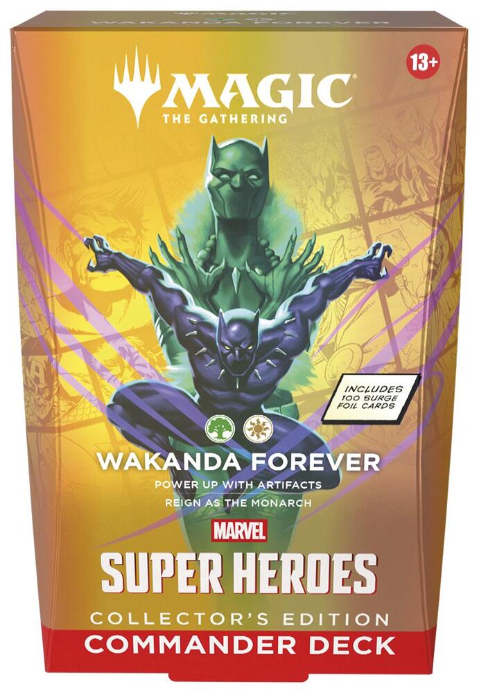 [PRE-ORDER] Magic: The Gathering Marvel Super Heroes Commander Deck Collector's Edition - Wakanda Forever - Ships Jun 19