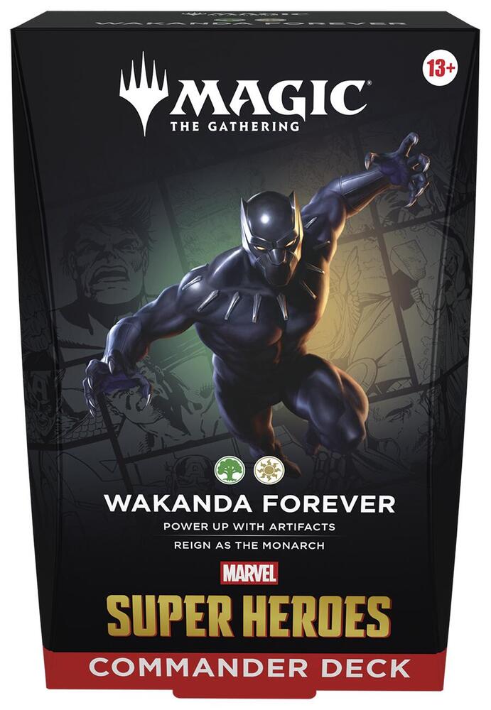 Magic: The Gathering Marvel Super Heroes Commander Deck - Wakanda Forever
