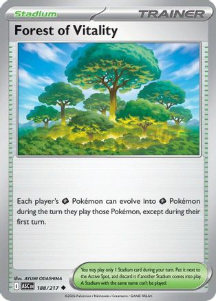 Forest of Vitality 188/null - ME Ascended Heroes Reverse Holofoil