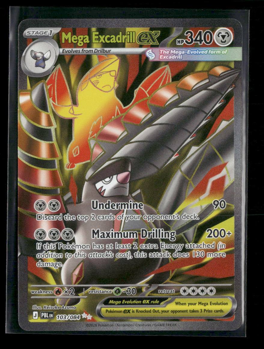 ME05: Pitch Black Mega Excadrill ex #103/084