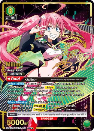 Milim (SR**) (UE20BT/TSK-1-085) - UE20BT That Time I Got Reincarnated as a Slime Foil