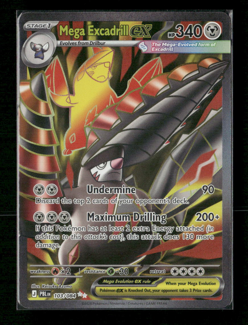 ME05: Pitch Black Mega Excadrill ex #103/084