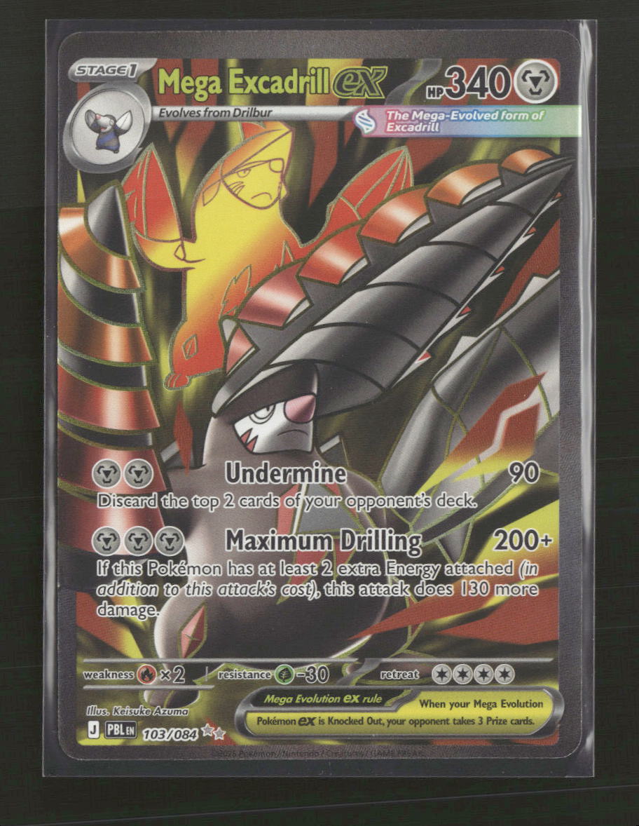 ME05: Pitch Black Mega Excadrill ex #103/084