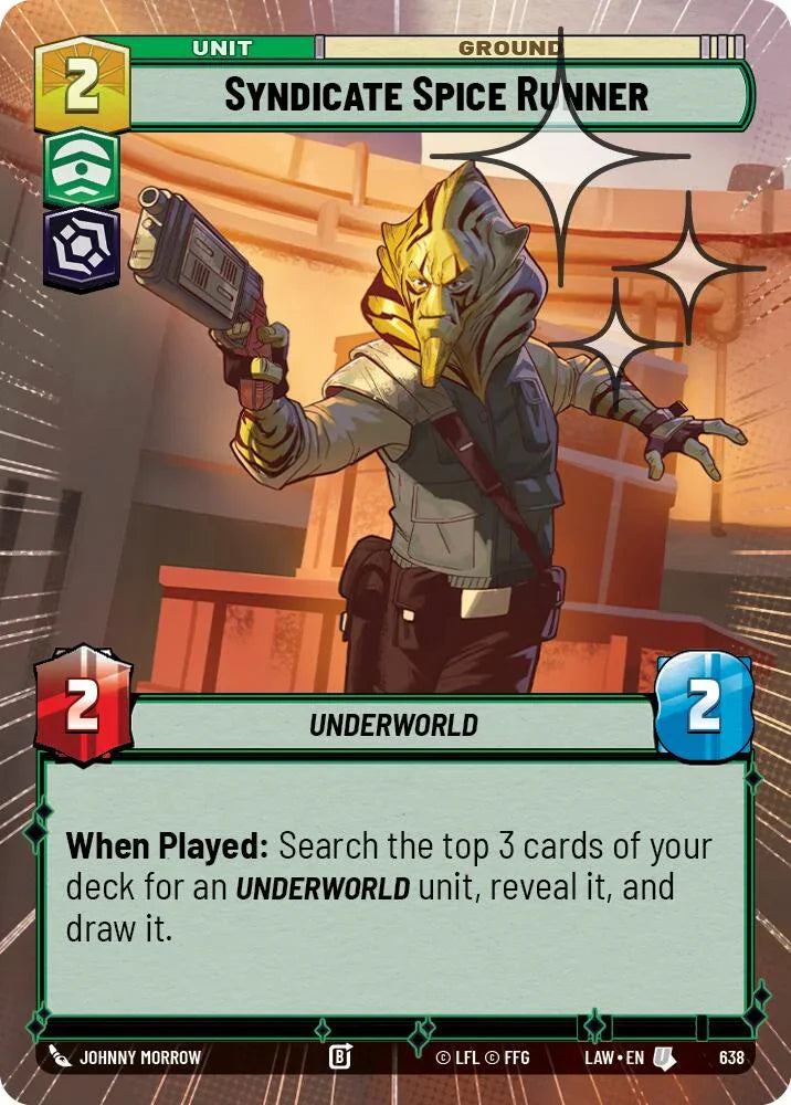Syndicate Spice Runner (400) (Hyperspace Foil) (400) [A Lawless Time]