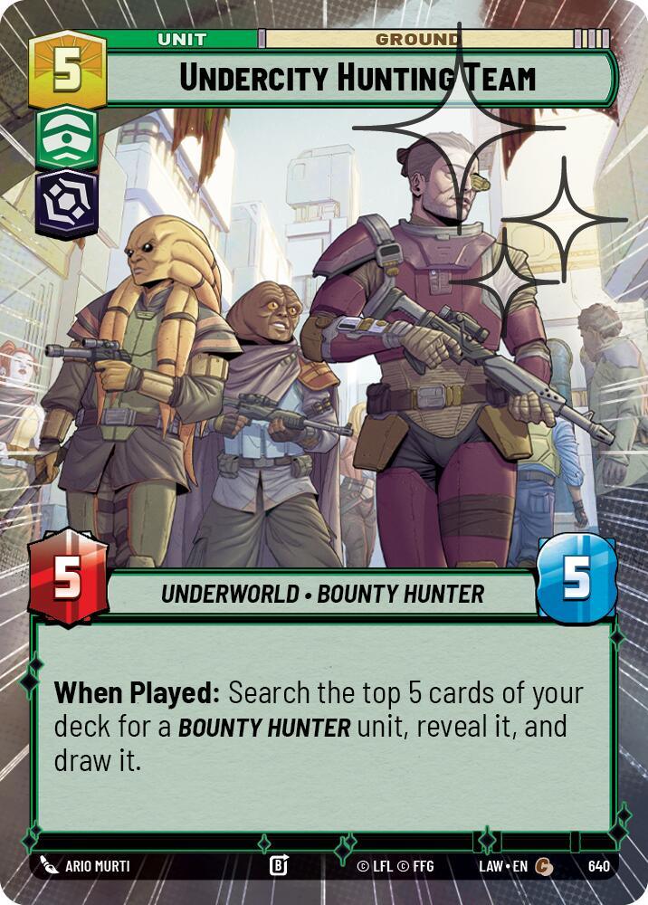 Undercity Hunting Team (402) (Hyperspace Foil) (402) [A Lawless Time]