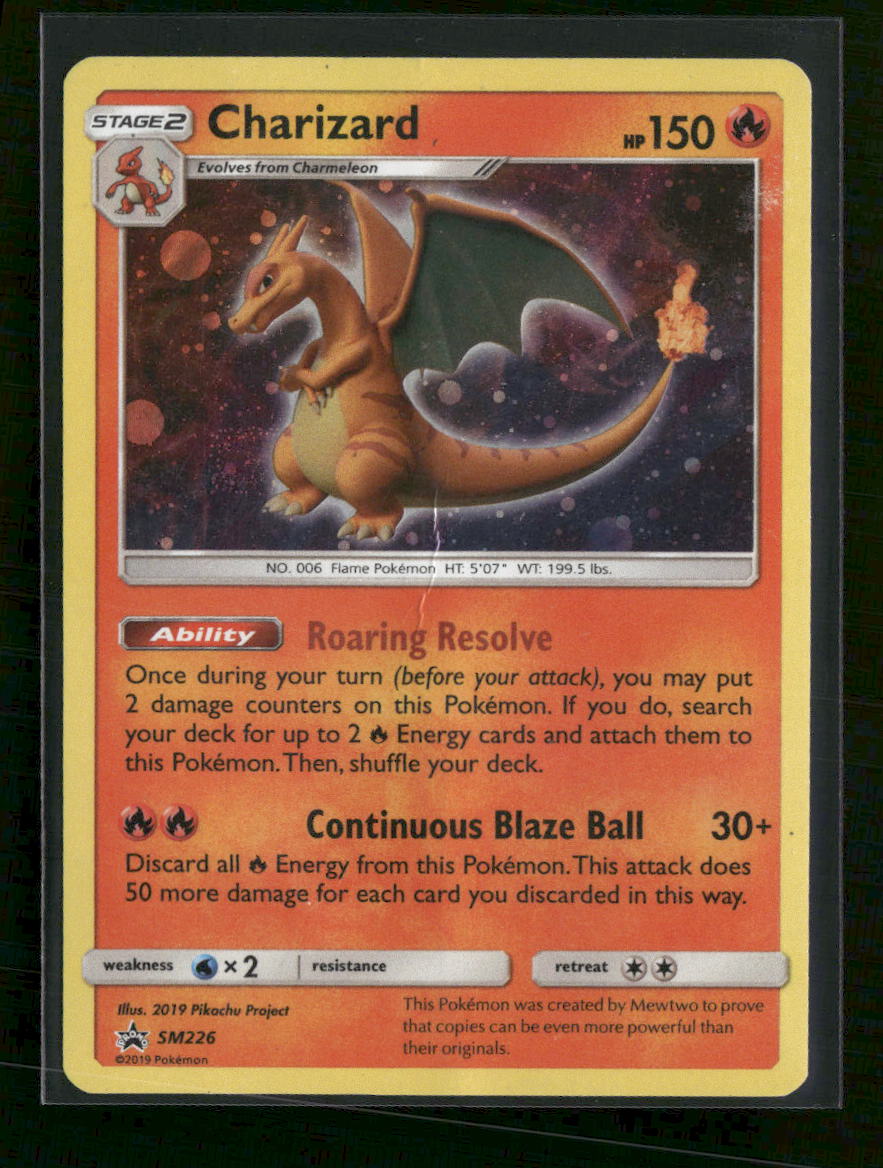 SM Promos Charizard #SM226 Damaged