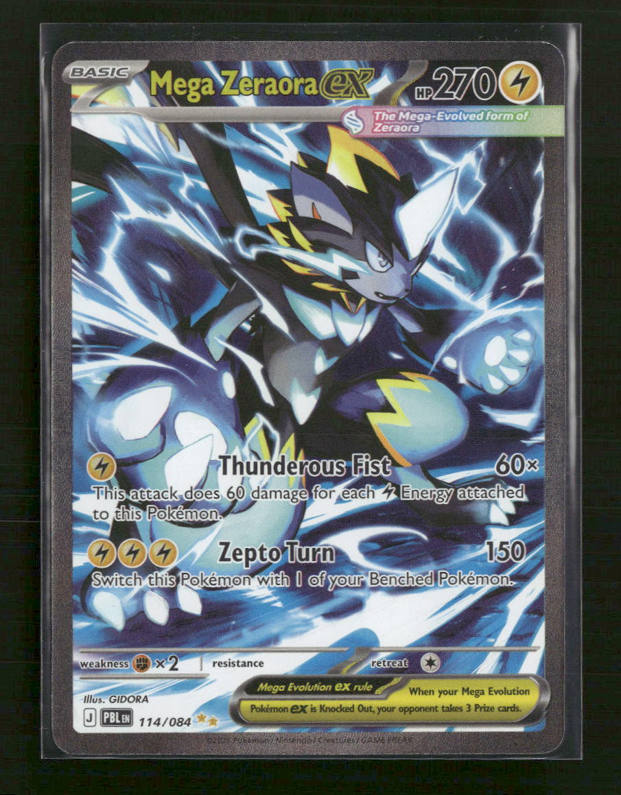 ME05: Pitch Black Mega Zeraora ex #114/084