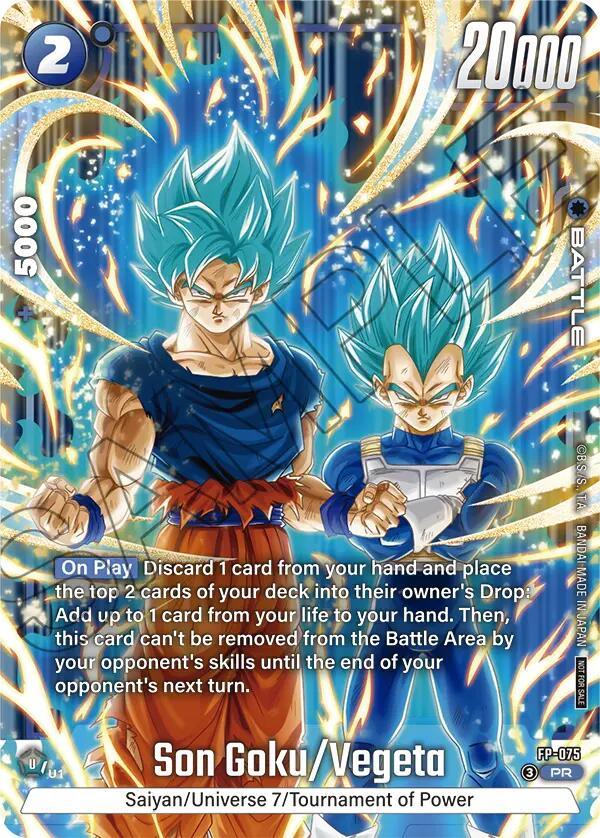 Son Goku/Vegeta (2nd Anniversary Pack) [Fusion World Promotion Cards]