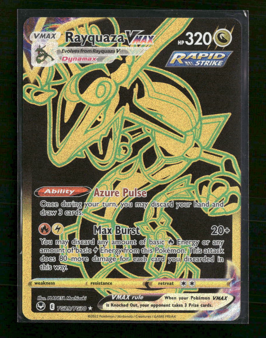 SWSH12: Silver Tempest Trainer Gallery Rayquaza VMAX (Secret) #TG29/TG30