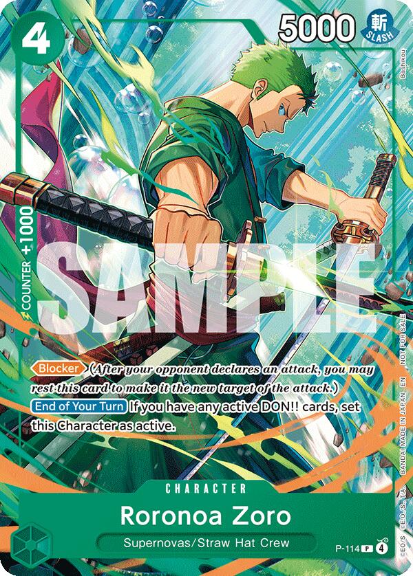 Roronoa Zoro (P-114) [One Piece Promotion Cards]