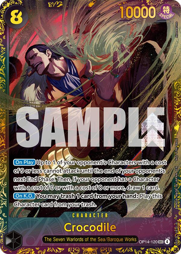 Crocodile (OP14-120) (CS26-27 Regionals Season 1) [One Piece Promotion Cards]