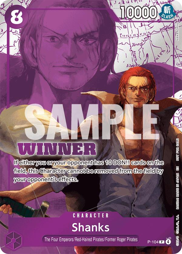 Shanks (Winner Pack 2026 Vol. 2) [One Piece Promotion Cards]