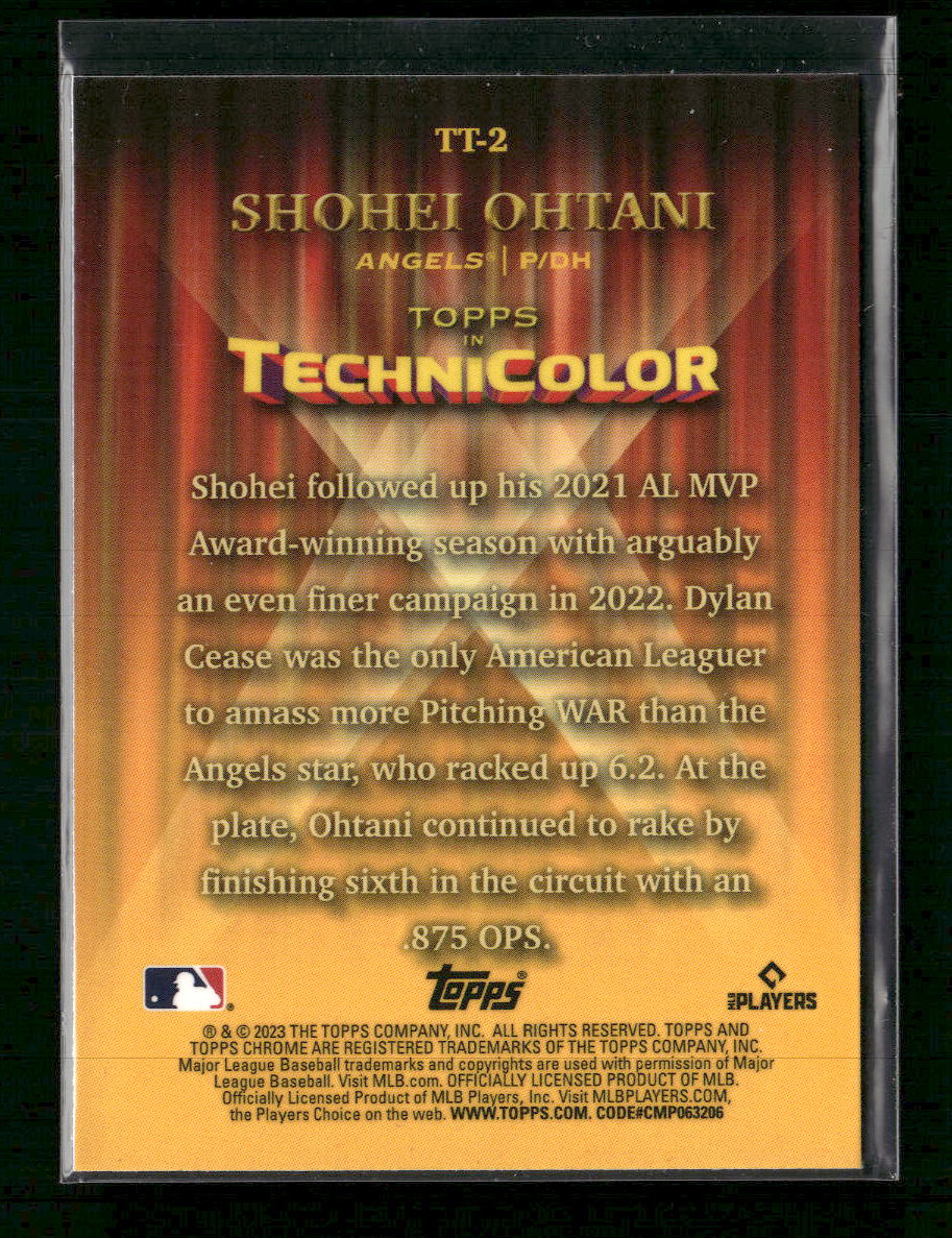 2023 Topps Chrome Topps in Technicolor Shohei Ohtani #TT-2