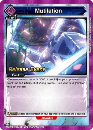 Mutilation (UE17BT/SLG-1-040) - UE17BT SOLO LEVELING Release Event Cards