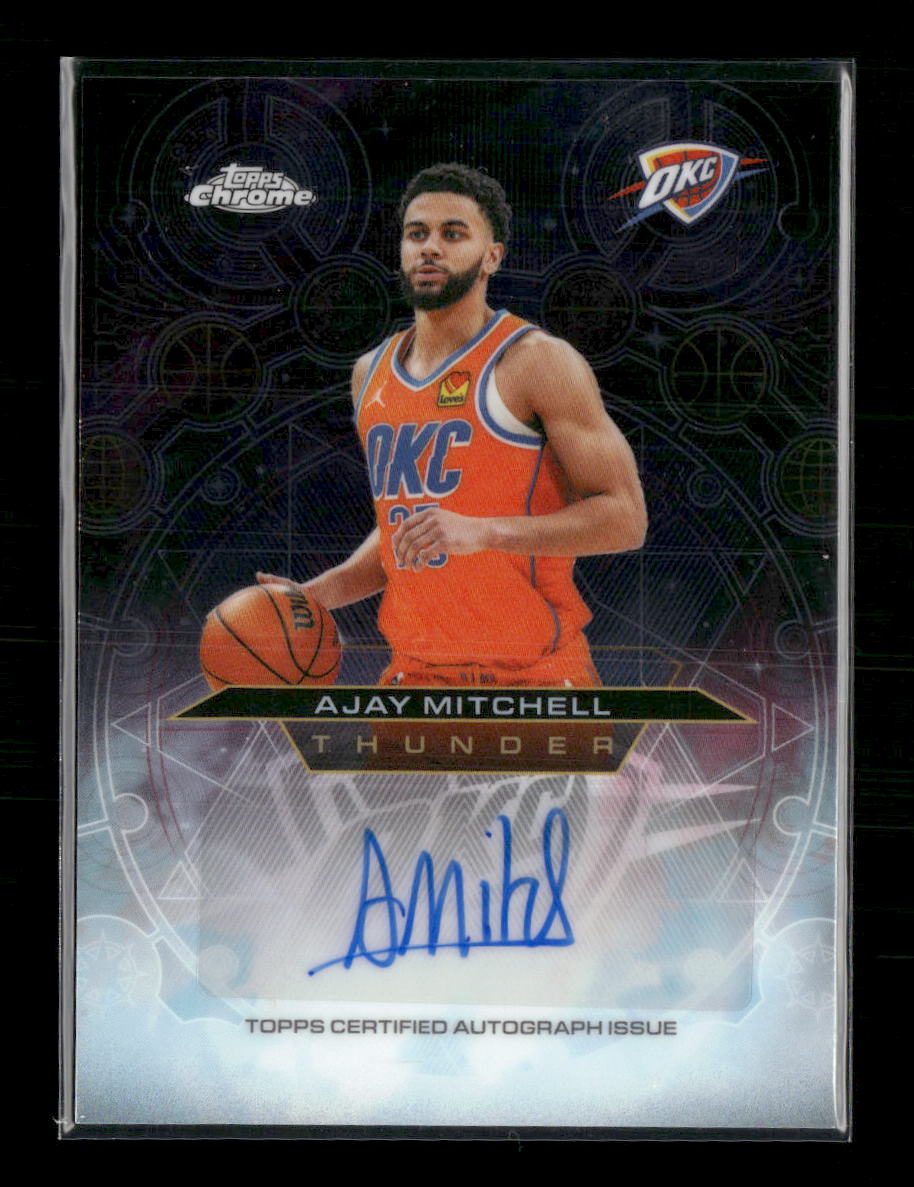 2026 Topps Chrome Chromoraphs Auto Ajay Mitchell #CH-AJM