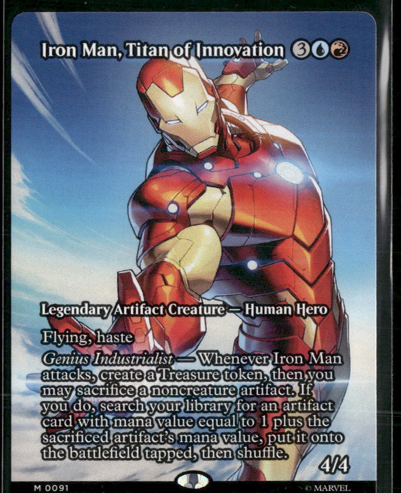Marvel Universe Eternal-Legal Iron Man, Titan of Innovation (Borderless) #91