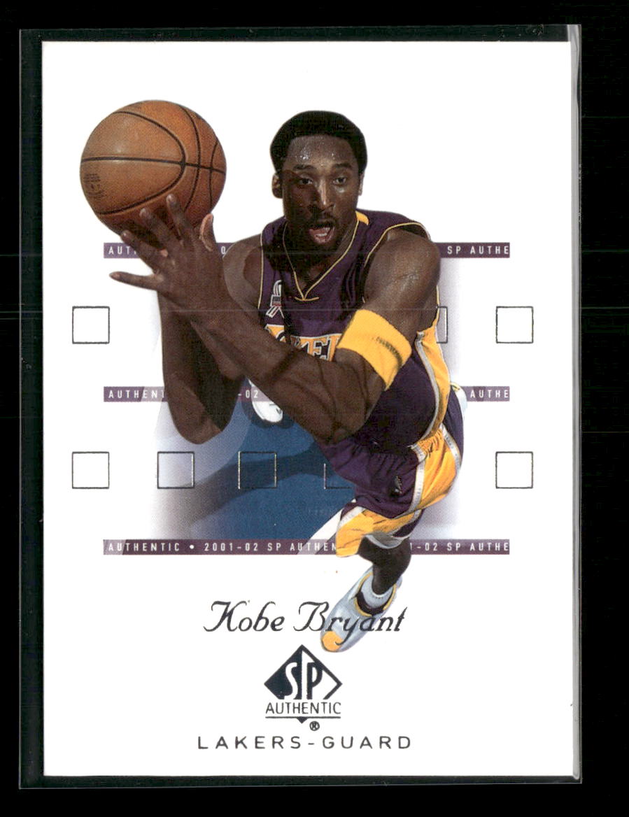 2001-02 SP Authentic Kobe Bryant #38
