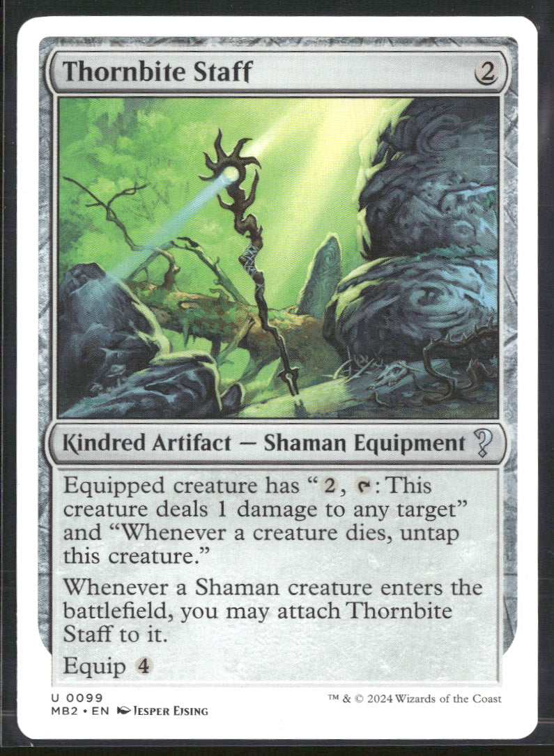 Mystery Booster 2 Thornbite Staff (White Border) #99