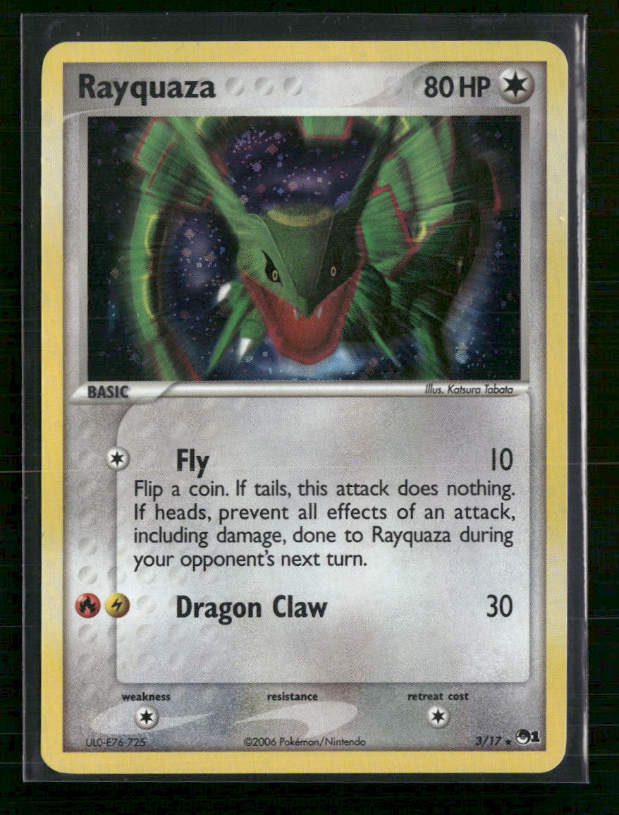 Blister Exclusives Rayquaza (2006 Copyright) #003/017