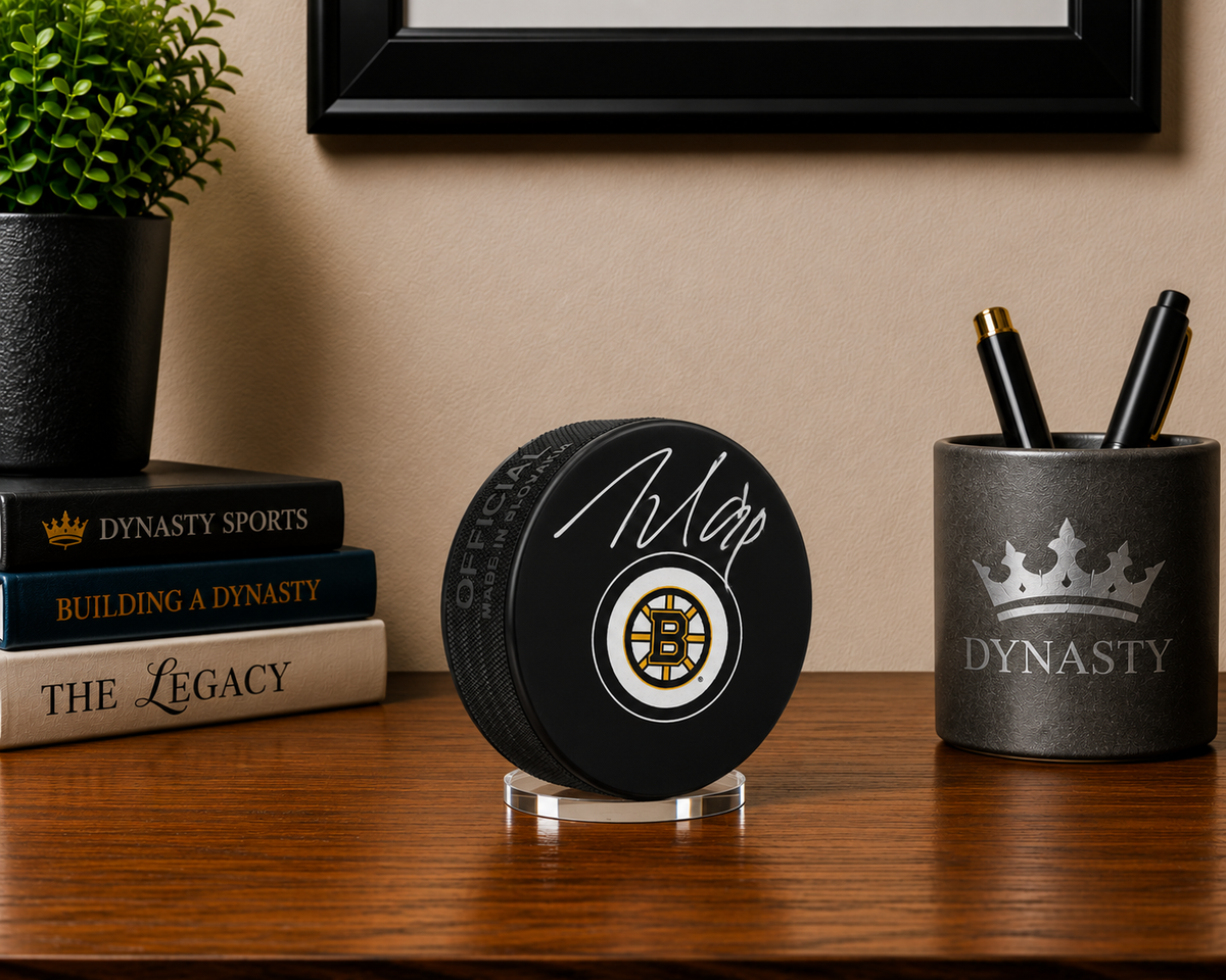Nikita Zadorov Boston Bruins Autographed Hockey Puck