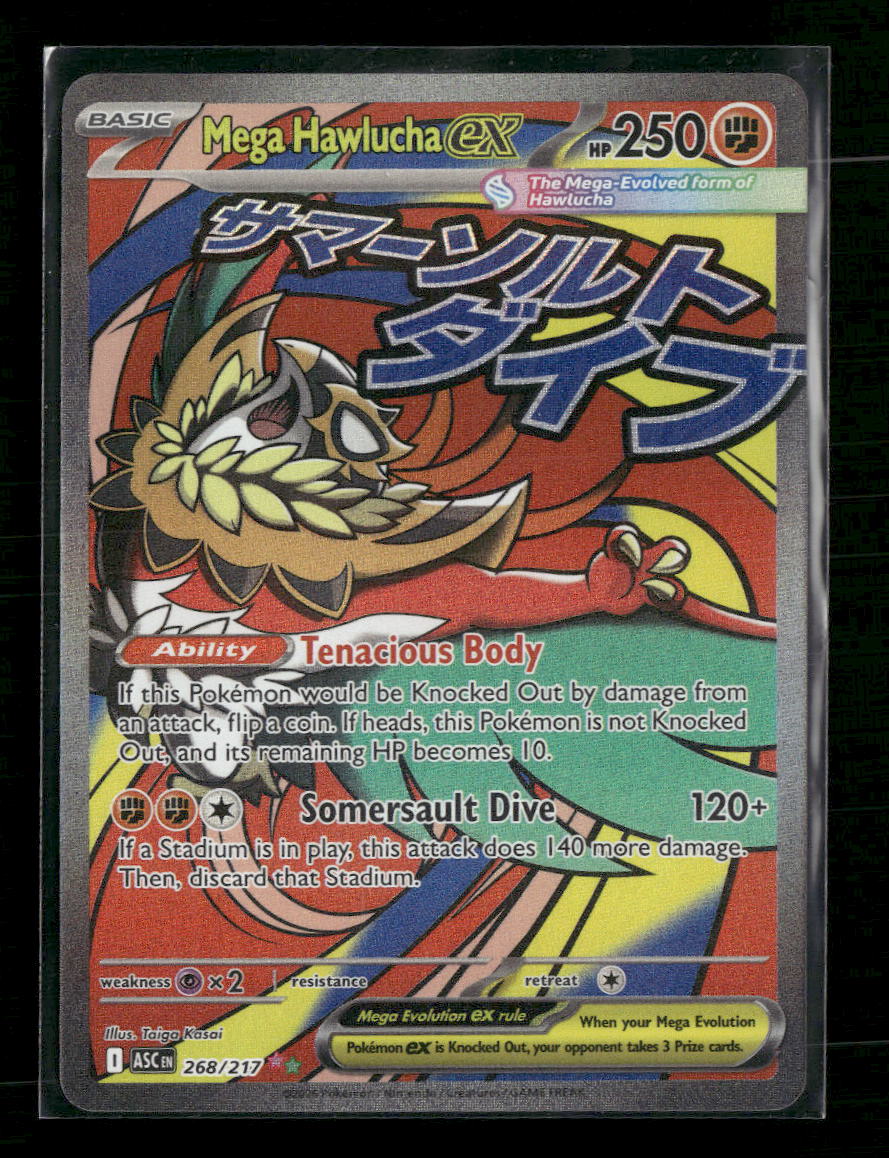 ME: Ascended Heroes Mega Hawlucha ex #268/217