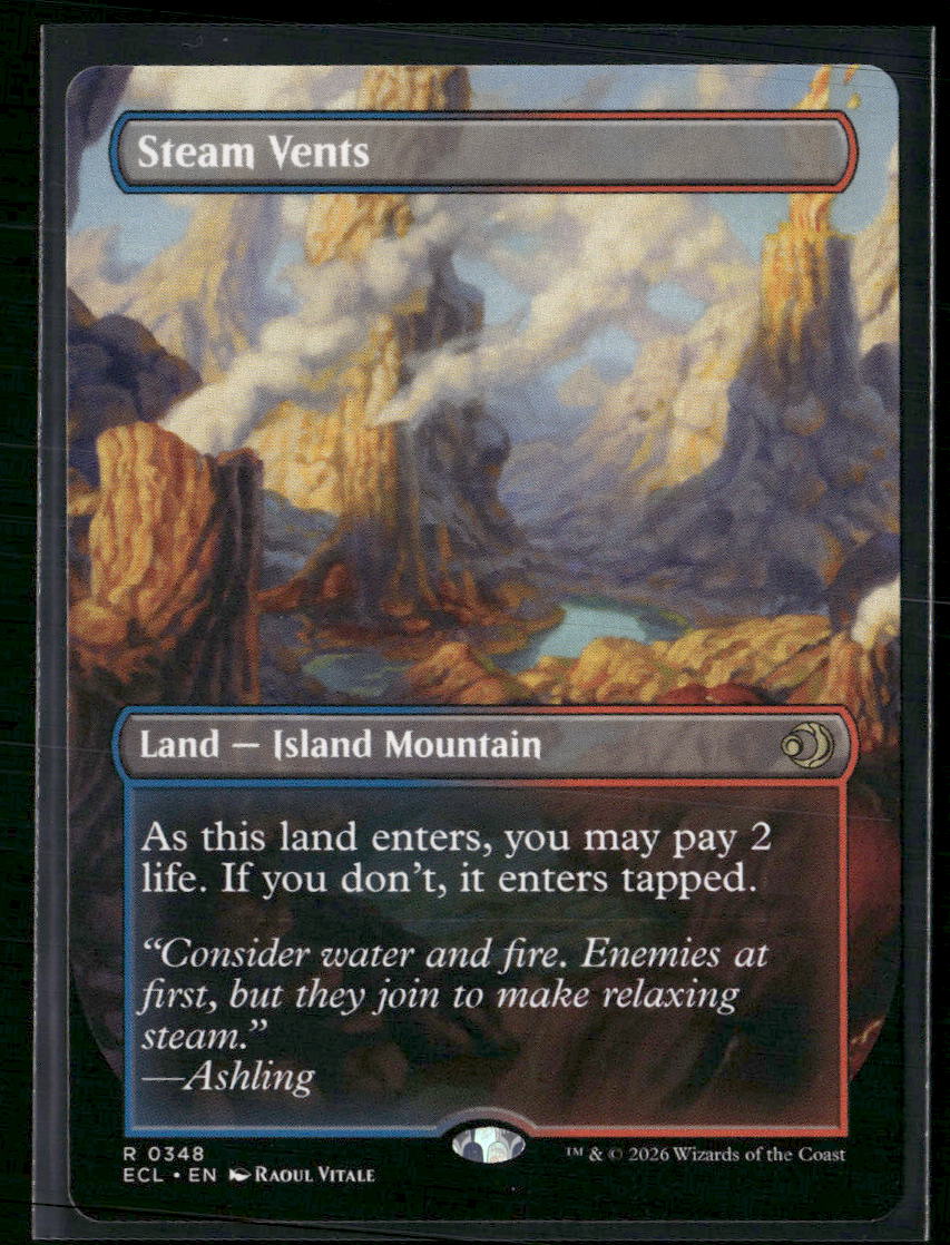 Lorwyn Eclipsed Steam Vents (Borderless) #348
