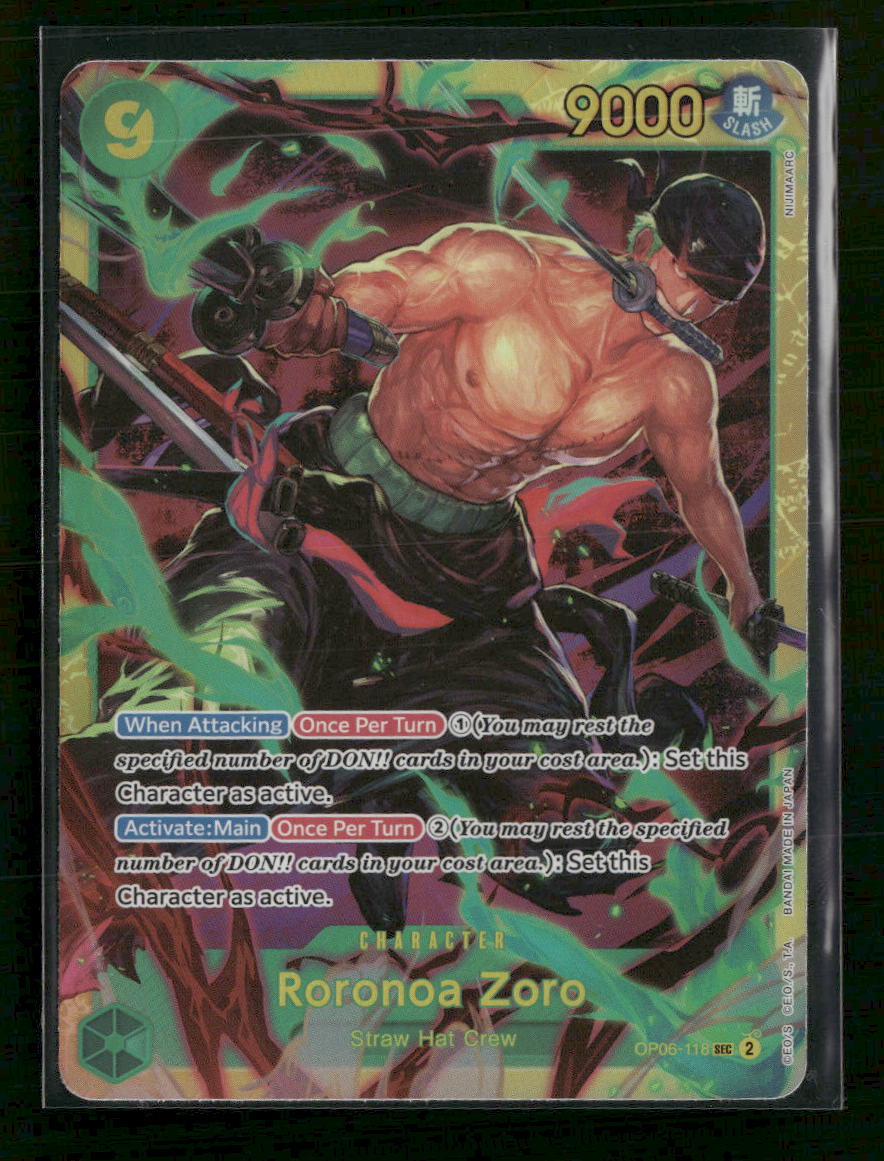 Wings of the Captain Roronoa Zoro #OP06-118