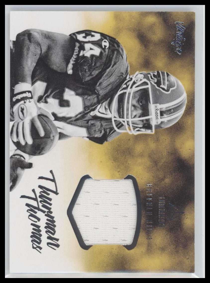 2020 Panini Luminance Vintage Materials Thurman Thomas #VM3