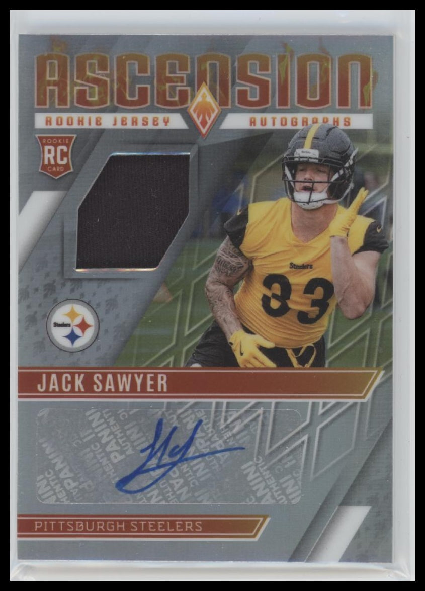 2025 Panini Phoenix Ascension Rookie Jersey Auto Jack Sawyer #/49 #ARJ-JSR