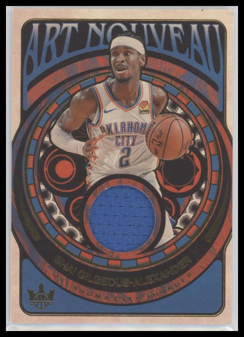 2024-25 Panini Court Kings Art Nouveau Shai Gilgeous-Alexander #AN-SGA