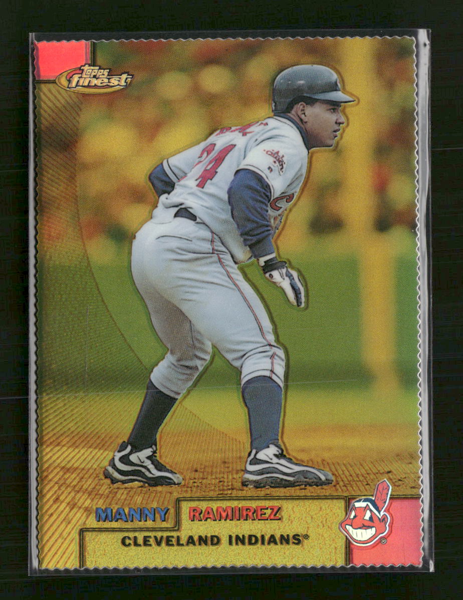1999 Finest Gold Refractors Manny Ramirez #/100 #15