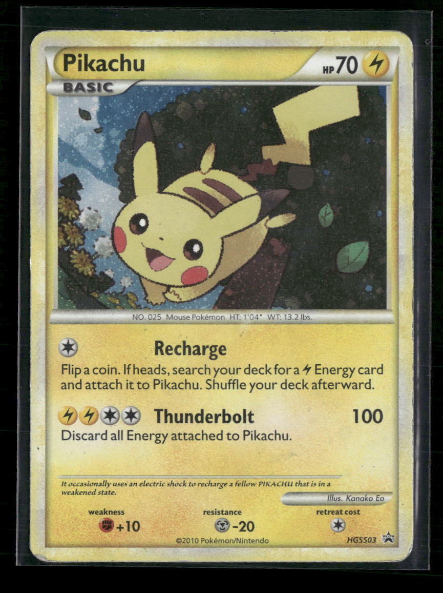 HGSS Promos Pikachu #HGSS03