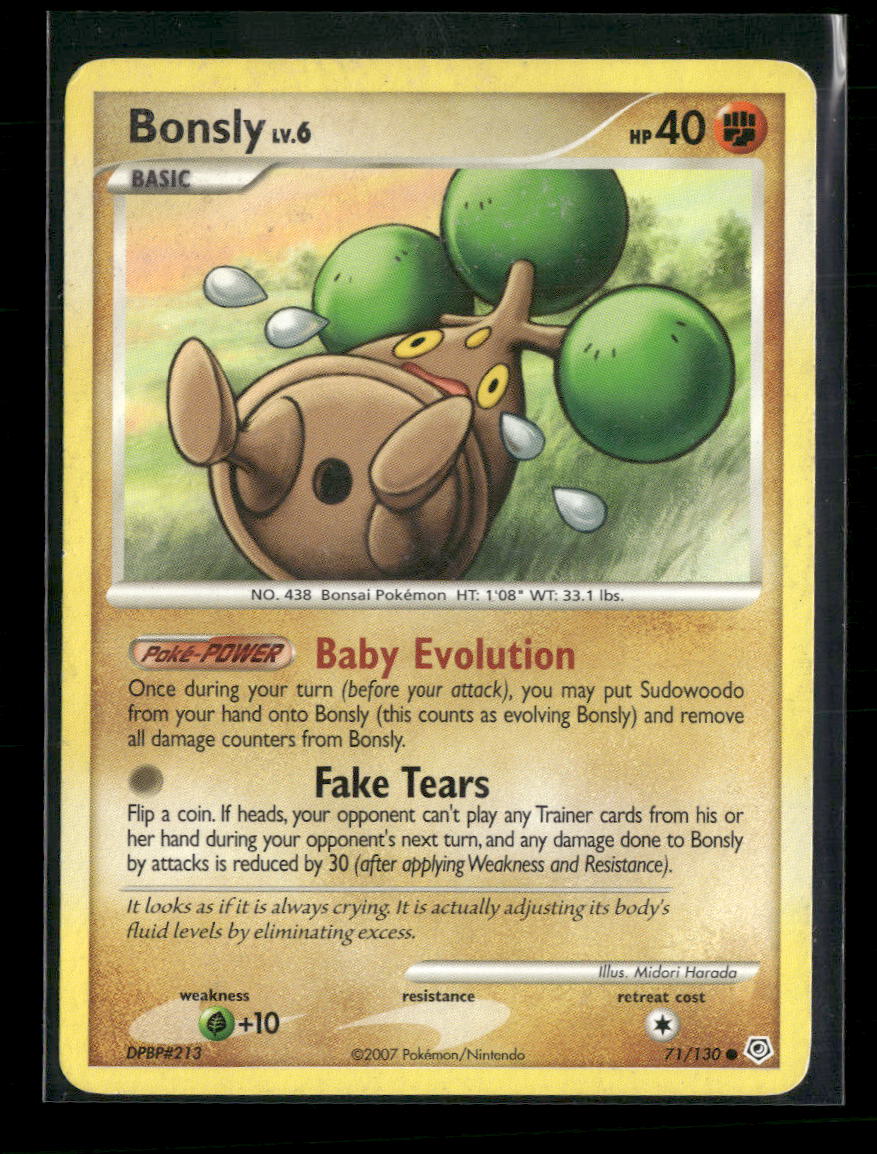 Diamond and Pearl Bonsly #71/130