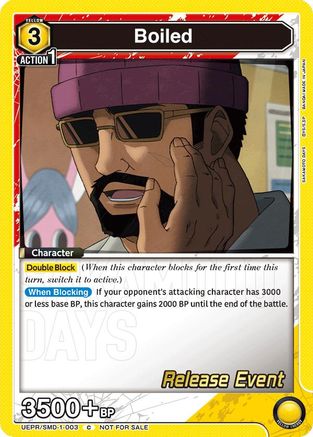 Boiled (Release Event) (UE19BT/SMD-1-003) - UE19BT SAKAMOTO DAYS Release Event Cards
