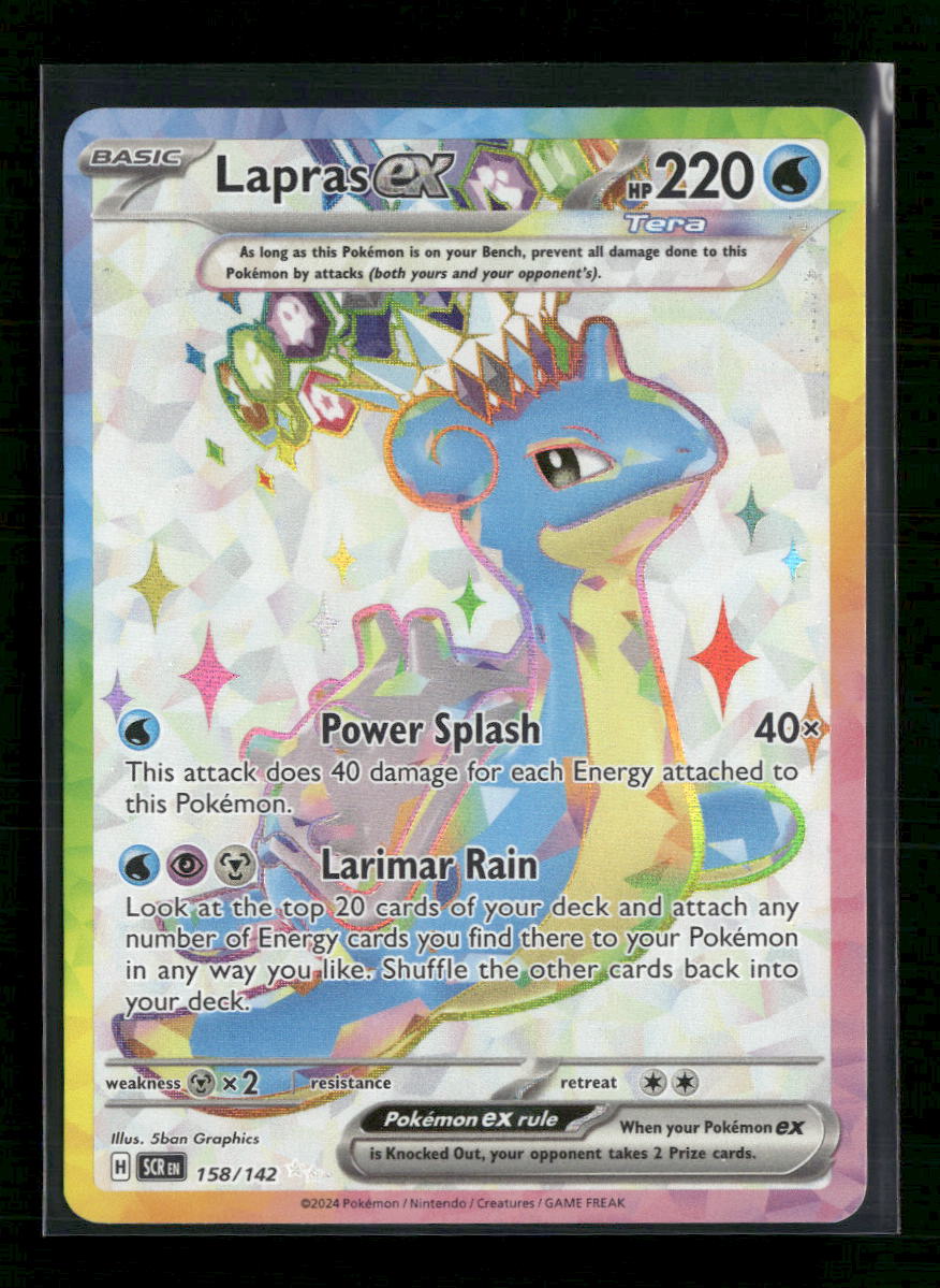 SV07: Stellar Crown Lapras ex #158/142